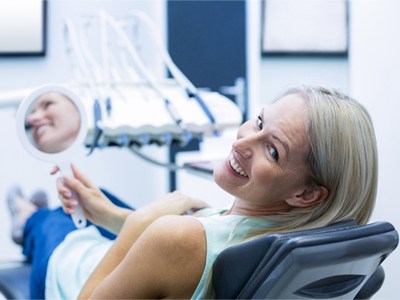 woman with beautiful smile