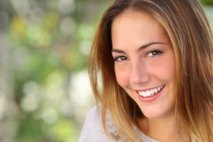 woman with attractive smile