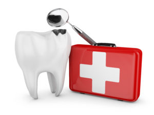 A dental emergency.